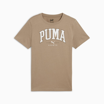 Koszulka chłopięca Puma SQUAD BIG GRAPHIC beżowa 68277267