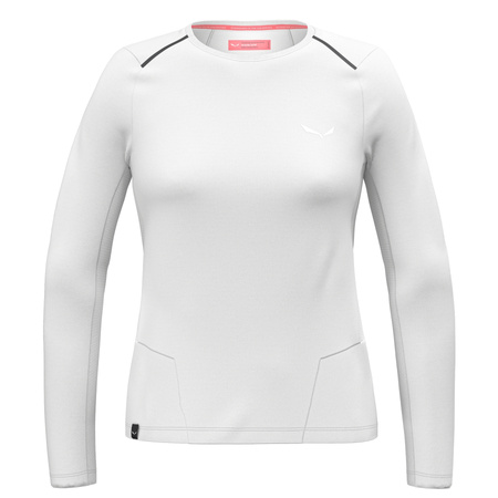 Longsleeve trekkingowy damski Salewa PEDROC DRY biały 00-0000028697_0010