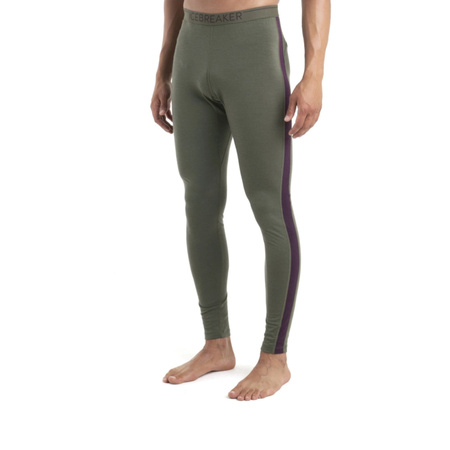 Legginsy termiczne męskie Icebreaker 200 OASIS SONE zielone IB0A59JR878