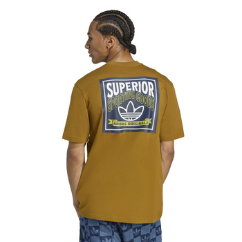 Koszulka męska adidas WABASH brązowa JW0160