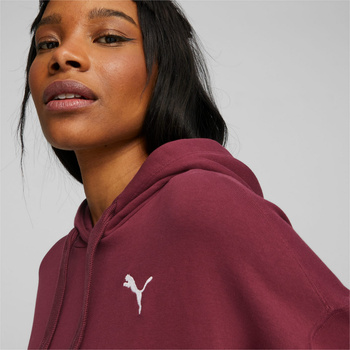 Bluza z kapturem damska Puma HER TR bordowa 67657322