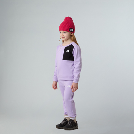 Komplet dresowy dziecięcy The North Face PERFORMANCE FLEECE fioletowy NF0A8CV0QZI