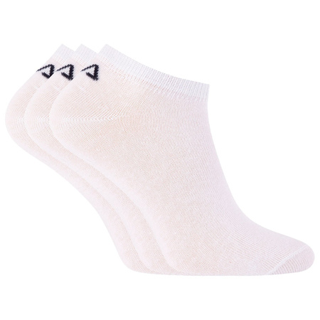 Skarpety unisex Fila INVISBLE PLAIN 3-PACK białe F9100-300