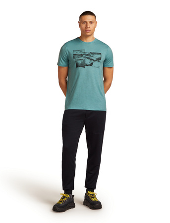 Koszulka męska Icebreaker 150 TECH LITE niebieska IB0A57C2451