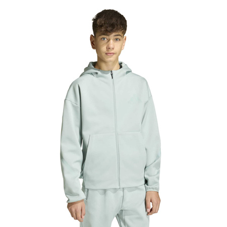 Bluza z kapturem dziecięca adidas Z.N.E. zielona KD8561