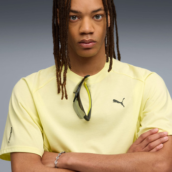 Koszulka męska Puma PUMATECH GRAPHIC RELAXED żółta 63210035