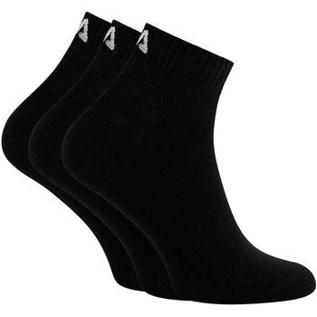 Skarpety unisex Fila QUARTER PLAIN 3-PACK czarne F9300-200