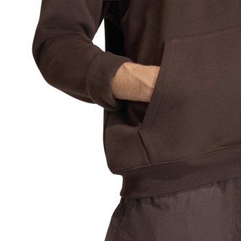 Bluza z kapturem męska adidas ESSENTIALS brązowa KE1139