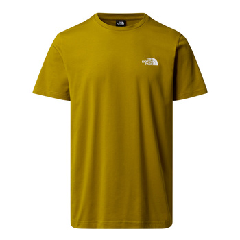 Koszulka męska The North Face SIMPLE DOME żółta NF0A87NGBOG