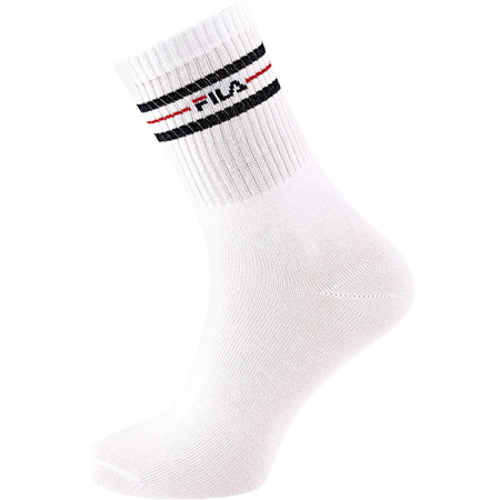 Skarpety unisex Fila LIFESTYLE 3-PACK białe F9092-300
