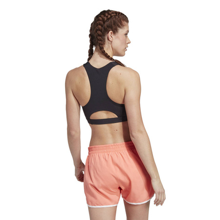 Stanik sportowy damski adidas RUNNING czarny HS7258