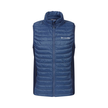 Bezrękawnik puchowy męski Columbia POWDER PASS granatowy 2126111478