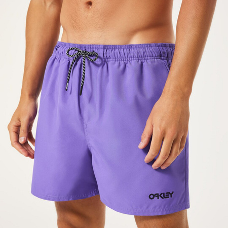 Kąpielówki męskie Oakley BEACH VOLLEY 16 fioletowe FOA404310-8AN