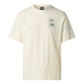 Koszulka unisex The North Face NO SIGNAL RELAXED beżowa NF0A8F2MQLI