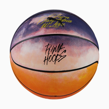 Piłka do koszykówki unisex Puma HOOPTOPIA SUNSET pomarańczowa 08487001