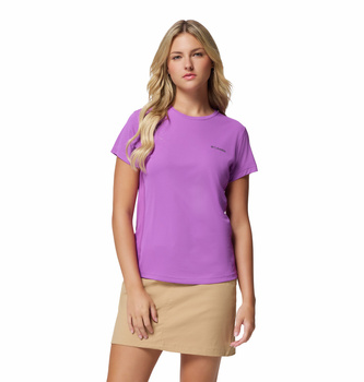 Koszulka treningowa damska Columbia ZERO RULES fioletowa 2131723581
