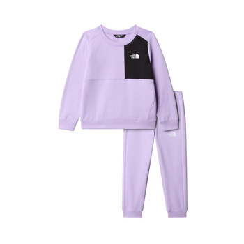 Komplet dresowy dziecięcy The North Face PERFORMANCE FLEECE fioletowy NF0A8CV0QZI