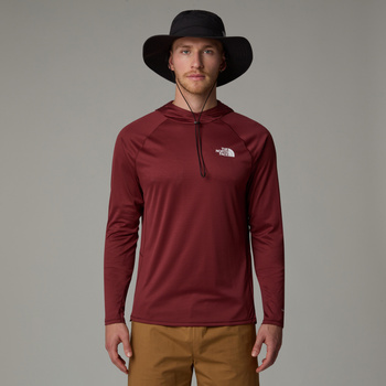 Bluza do biegania męska The North Face SUNRISER bordowa NF0A8BN80VO