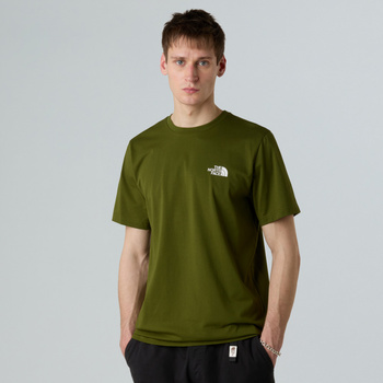 Koszulka męska The North Face SIMPLE DOME zielona NF0A87NGBRI
