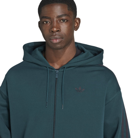 Bluza z kapturem męska adidas ADICOLOR zielona JX1549