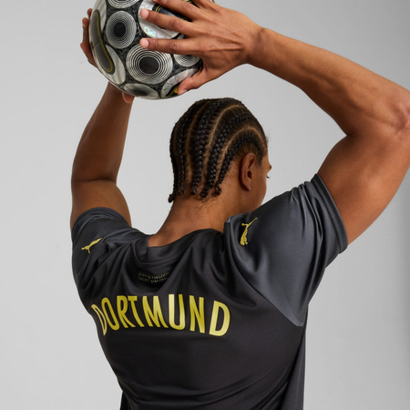 Koszulka męska Puma BVB AWAY JERSEY REPLICA czarna 77495602