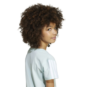 Koszulka dziewczęca adidas ESSENTIALS niebieska JY4974