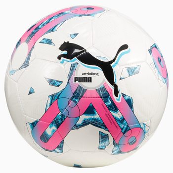 Piłka nożna unisex Puma ORBITA 6 MS biała 08378710
