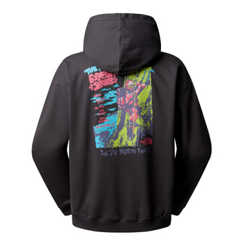 Bluza z kapturem unisex The North Face EXPEDITION CELEBRATION OVERSIZED szara NF0A8E3FRHI