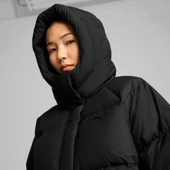 Kurtka z kapturem damska Puma DOWN PUFFER czarna 62648701