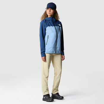 Kurtka z kapturem damska The North Face FRONTIER FUTURELIGHT niebieska NF0A86STTI9