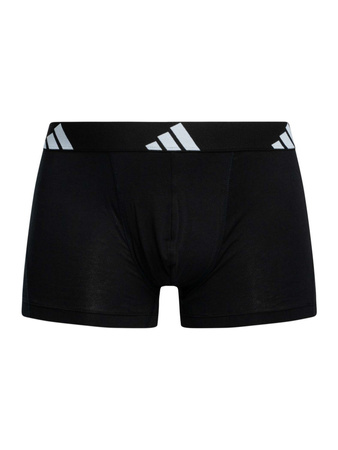 Bokserki męskie adidas ACTIVE FLEX TRUNKS 3-PACK czarne 4AM002-000