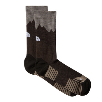 Skarpety trekkingowe unisex The North Face MOUNTAIN HIKING CREW brązowe NF0A8EGQFUC