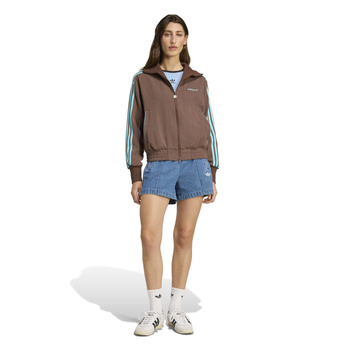 Bluza dresowa damska adidas TAILORED brązowa JX5311