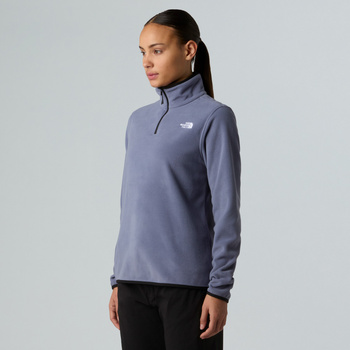 Polar damski The North Face GLACIER FLEECE 1/4 ZIP fioletowy NF0A8D2JBTR