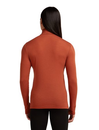 Longsleeve termiczny męski Icebreaker 175 EVERYDAY HALF ZIP pomarańczowy IBB044840BA
