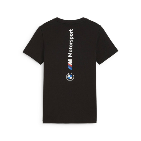 Koszulka dziecięca Puma BMW MMS ESS LOGO czarna 62753301