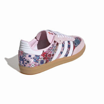Buty sportowe dziecięce adidas LIBERTY LONDON SAMBA OG różowe JQ2008