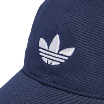Czapka z daszkiem unisex adidas ADICOLOR granatowa JV7391