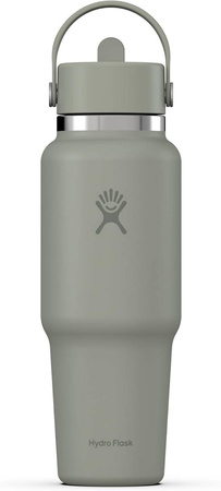 Butelka termiczna unisex Hydro Flask WIDE FLEX STRAW 946ML zielona  WT32CFS374