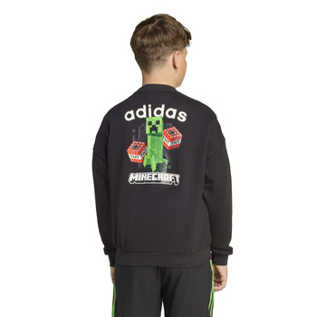 Bluza dziecięca adidas MINECRAFT czarna JW7723