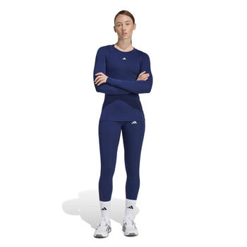 Legginsy treningowe damskie adidas TECHFIT niebieskie JZ0792
