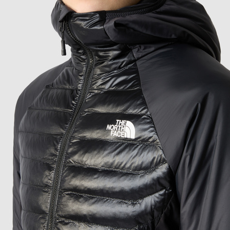 Kurtka z kapturem damska The North Face MACUGNAGA HYBRID INSULATION szara NF0A851YMN8