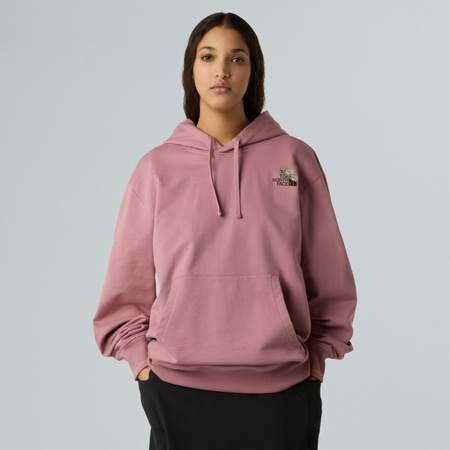 Bluza z kapturem unisex The North Face FLOWER DOME RELAXED różowa NF0A8EGZHCS