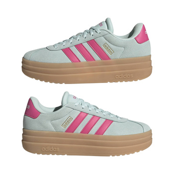 Buty sportowe damskie adidas VL COURT BOLD turkusowe JP7628