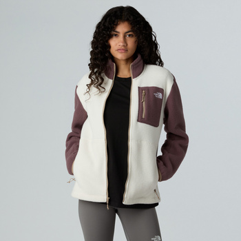 Kurtka polarowa damska The North Face YUMIORI FULL ZIP biała NF0A8E88EWO