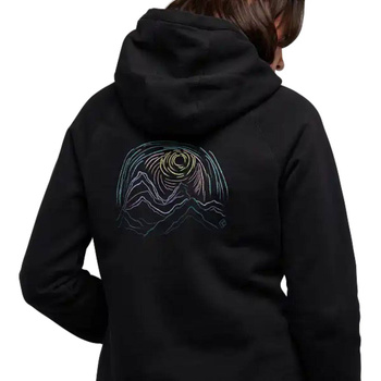 Bluza z kapturem damska Black Diamond SUMMIT SCRIBBLE czarna AP7302540002