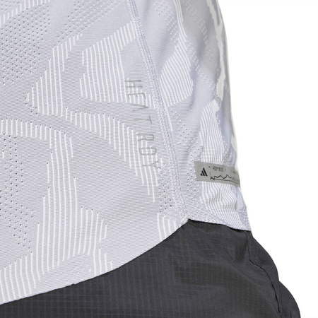 Tank top do biegania damski adidas ULTIMATE AIRCHILL ENGINEERED szary IY0721