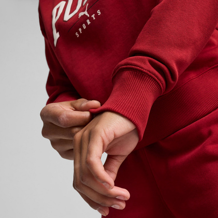 Bluza damska Puma SQUAD CREW TR czerwona 68249313