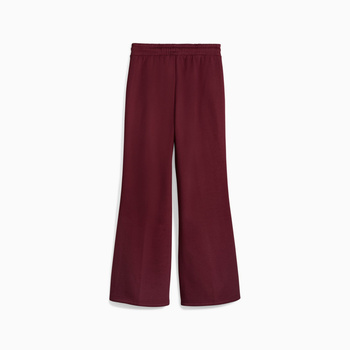 Spodnie dresowe damskie Puma HER COMFORT HW STRAIGHT FL fioletowe 63301096