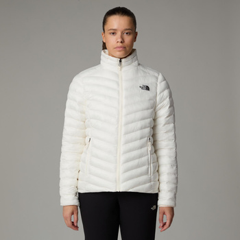 Kurtka puchowa damska The North Face HUILA beżowa NF0A85AGQLI